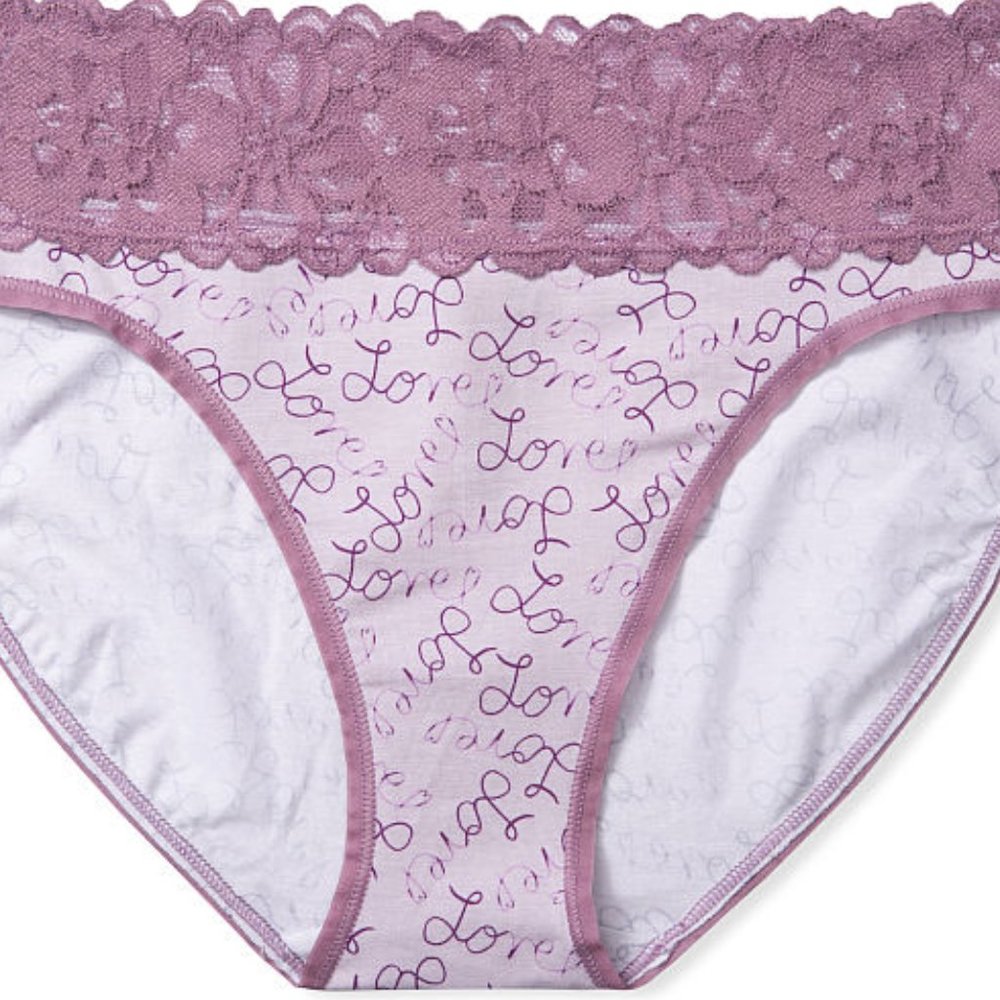 XL Love ❤️ VS Lace-Waist High-Leg Brief 💕 - Picture 8 of 16